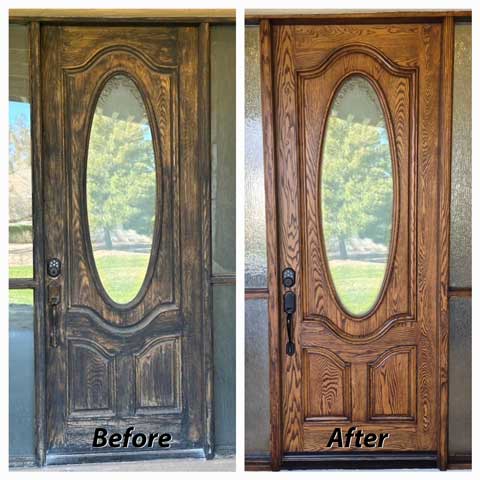 Door Refinishing Work